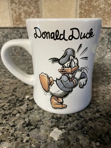 NEW Disney Donald Duck Coffee Mug Cup Collectors Dash Vintage