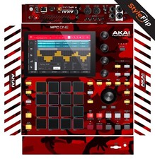 Akai MPC One Skin Camo Red Protective Decal StyleFlip Skins