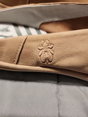 Fly London Tan/Pink Hue Color Suede Mules 39/8 Rubber Soles NWOB GORGEOUS !!! - Picture 3 of 11