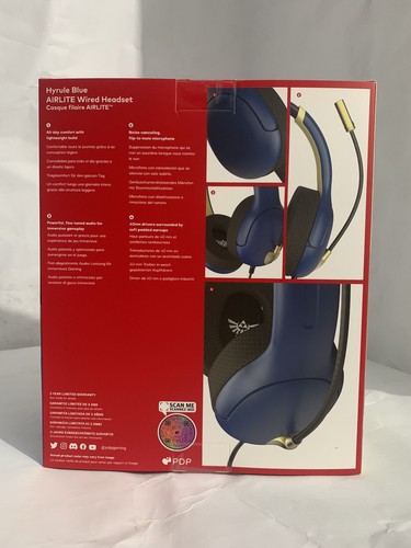 Nintendo Switch Zelda PDP - AIRLITE Wired Gaming Headset And Carrying Case - Picture 3 of 12