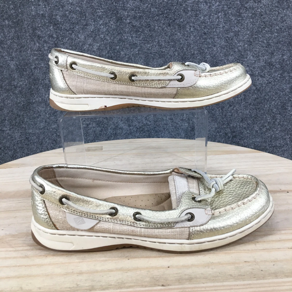 Sperry angelfish metallic store boat shoe