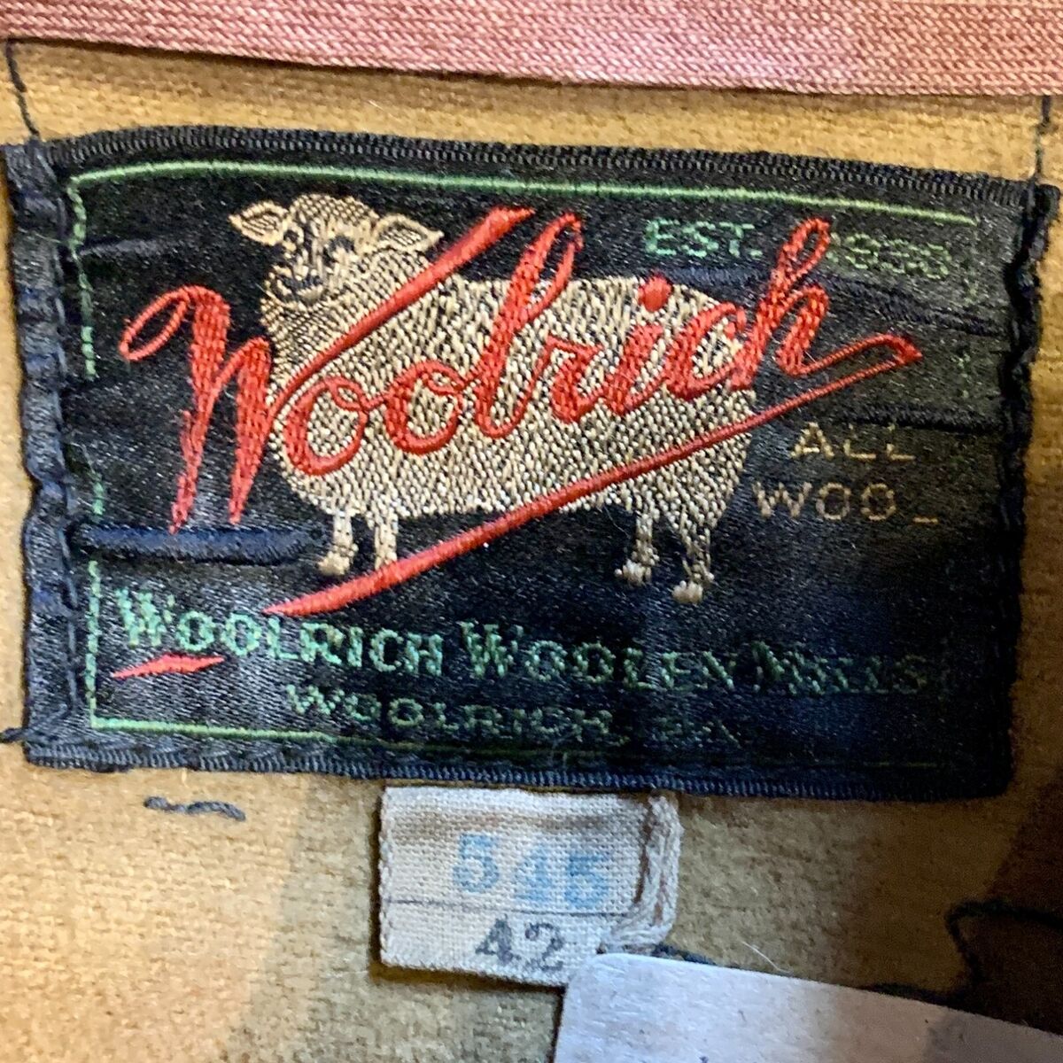 Vintage WOOLRICH 1930s Red Wool Buffalo PLAID Hunting Jacket Vintage WOOLRICH 1930s Red Wool Buffalo PLAID Hunting Jacket