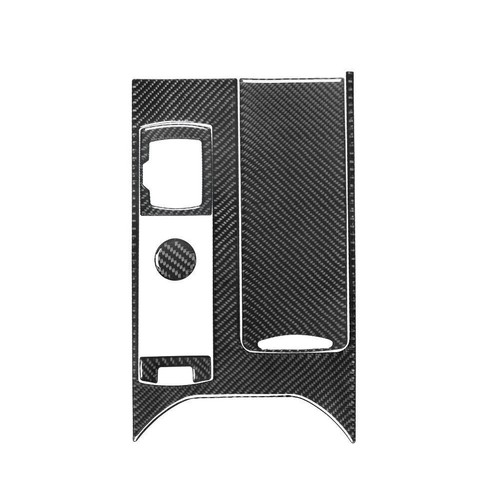 5Pcs For Land Rover Range Rover Sport 14-17 Carbon Fiber Console Gear Shift Trim - Picture 3 of 11