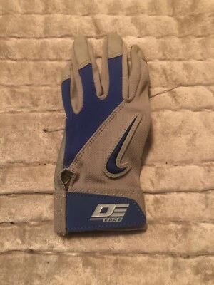 DE Edge Nike Size Small Baseball Gloves Blue Gray EUC - Photo 1/2