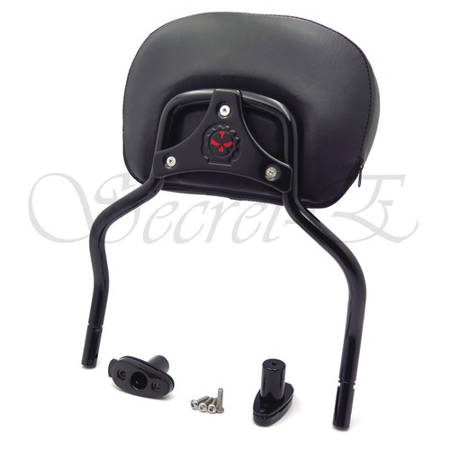 TCMT Rückenlehne Abnehmbare Stealth Sissy Bar Pad passend für Harley FLRT Freewheeler 2015–2024
