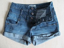 Super Cute MOSSIMO Denim Jean SHORTS Jr. Ladies Sz 3 Unique Style 3 Button EUC