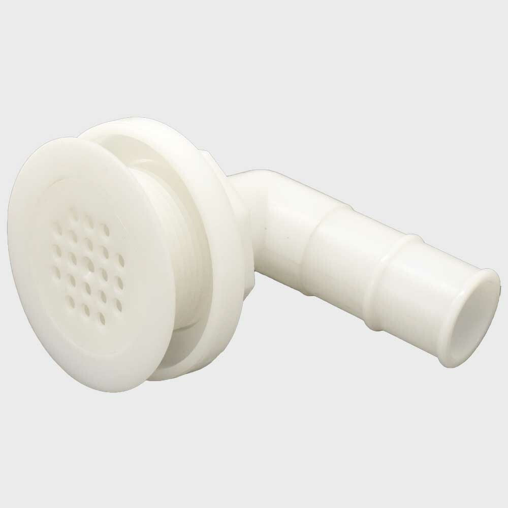 Marine East Boat Shower Drain 1066322WK Elbow 1 1/8 Inch White eBay