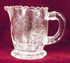 Nursery Rhymes Toy Creamer Novelty US Glass Co EAPG Childs 1900 Antique