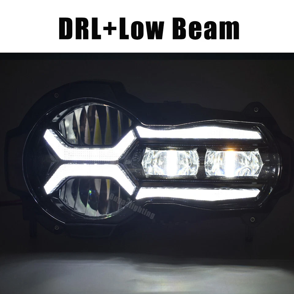 LED 车头灯适用于宝马 R1200GS R1200GS ADV 2013 - 2017/ R1250GS 冒险 2019 - 2024 — 第 4/4 张图片