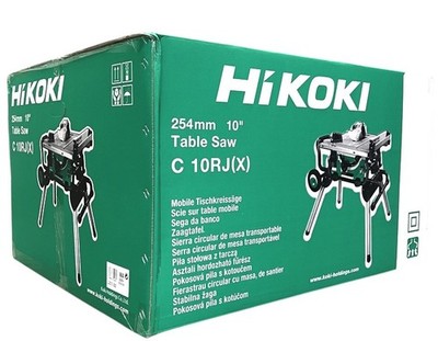 HiKOKI C10RJWAZ 1.500 Watt 255mm Tischkreissäge mit Unterstelltisch