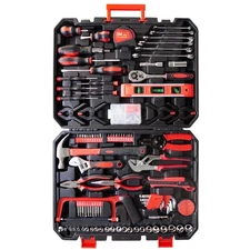198-Piece Home Tool Set, Multi-Function DIY Repair Kit for Home & Auto, Includes