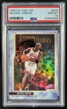 1999-00 Upper Deck Basketball MICHAEL JORDAN Cool Air Chicago Bulls #MJ4 PSA 10