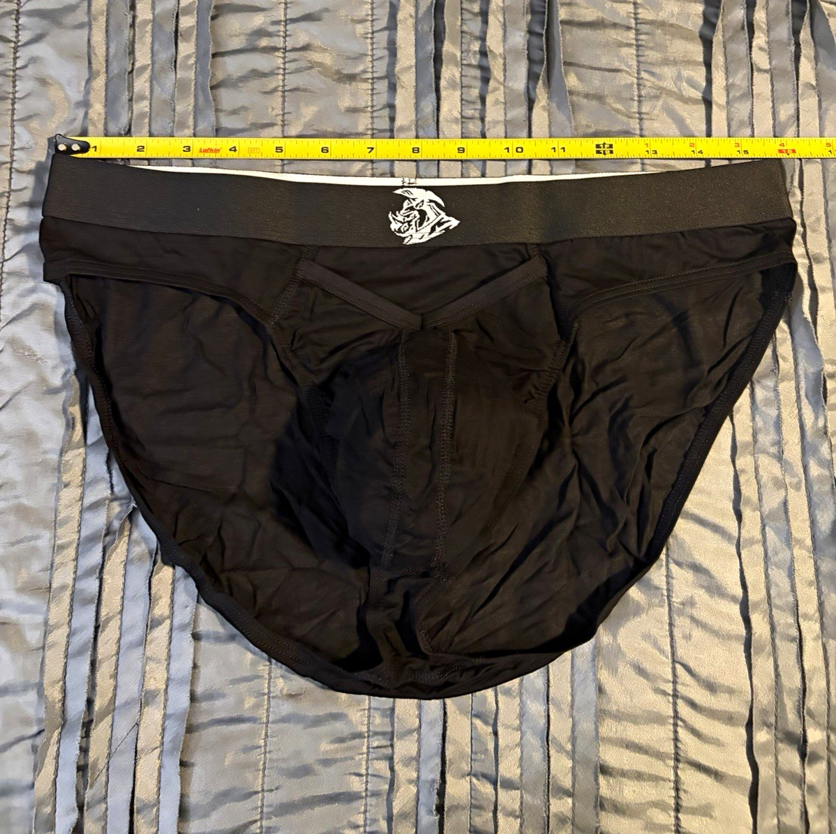 Real Men Apparel Company Bamboo Spandex V-Fly Pouch Briefs XL Black 1 Pair