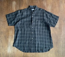 COMME des GARCONS HOMME 90' Plaid Short Sleeves Shirt Made in Japan