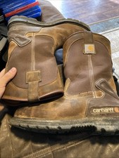 Carhartt Men's US 11.5 M Heritage Waterproof 11" Steel Toe Wellington Boots Tan