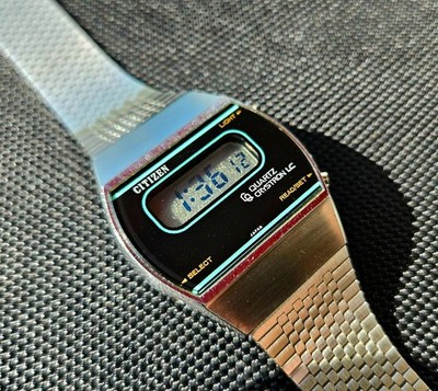 Citizen Quartz Crystron LC 4-096151 TA 50-6079 Japan | eBay