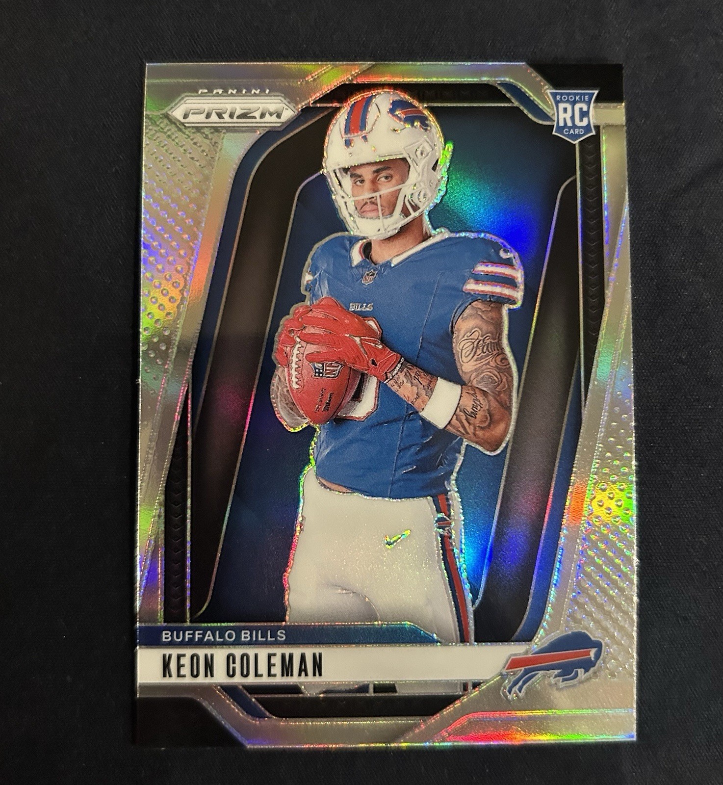 2024 Panini Prizm Rookie Variation Silver Prizm Keon Coleman (RC) #23
