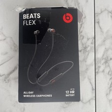 Beats Flex Wireless Earbuds A2295 Bluetooth In-Ear Headphones Apple Black C1
