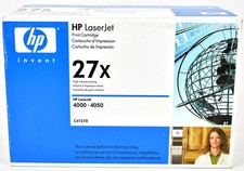 HP 27X Black High Yield LaserJet Toner Cartridge C4127X for LaserJet 4000 4050