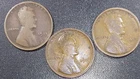 Wheat Penny Collection From The Teens 1915,1916,1917 Three Coins