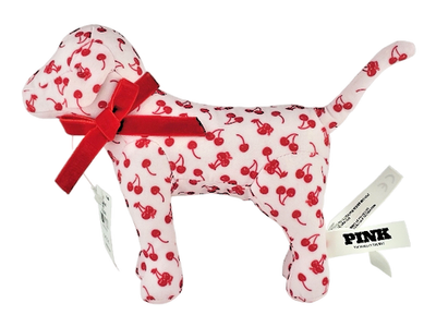 VICTORIA'S SECRET GALENTINE'S DAY PINK MINI DOG CHERRIES