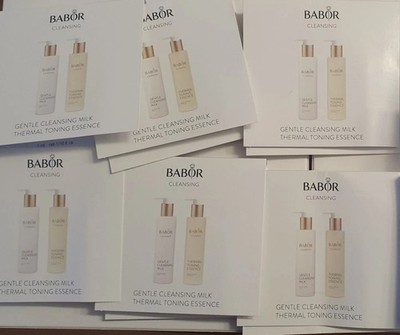 Babor Gentle Cleansing Milk 6x2 ml & Thermal Toning Essence 6x4 ml Probegröße 