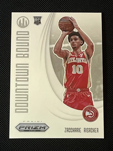2024-25 Prizm Deca Risacher Downtown Bound Error w/ Curry Finalists back