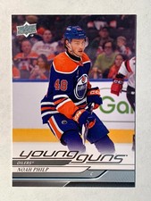 2024-25 Upper Deck Young Guns NOAH PHILP Rookie Oilers Card# 495