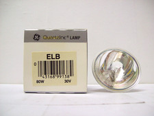 ELB Projector Projection Lamp Bulb 80W 30V AVG-15-HR GE
