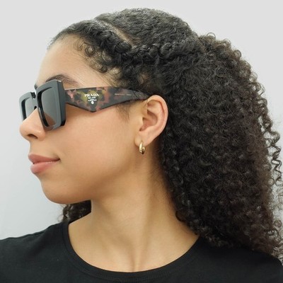 Prada Sunglasses PR23YS 1AB5S0 Black Dark Gray | eBay display picture 3