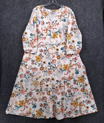 casual button front dress Buffalo Jeans Women's Carlene Short Sleeve Belted Button Front Midi Dress, Blanc