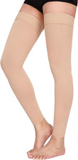 Thigh High Compression Stockings Footless, 15-20Mmhg Footless Compression Socks