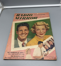 Vintage May 1949 Radio & Television Mirror Magazine Ozzie & Harriet Nelson Cover