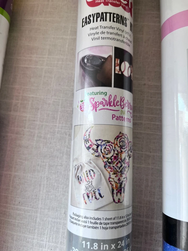 Cricut Strong Bond,纸张来源,Siser Heat Iron On Vinyl SIX 全新带盒 — 第 3/4 张图片