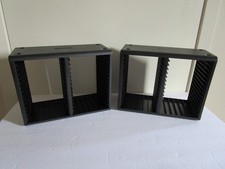 Lot 2 OpenStock 30 CD Black Storage Case Rack Holder Organizer 60 CD total