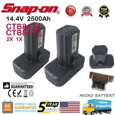 2 Pack Battery 2500mAH For Snap-on 14.4V CTB8174 CTB8172 CT861DB CTC722 CT825DB