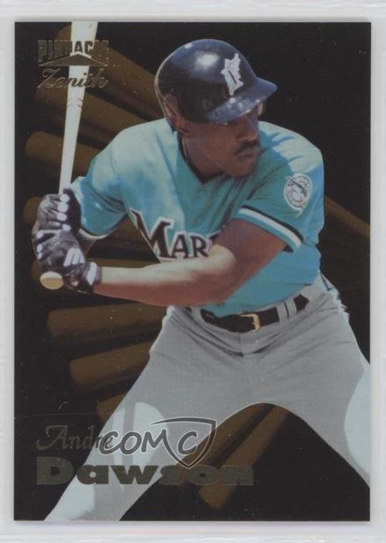 1996 Pinnacle Zenith Andre Dawson #44 HOF 02gz