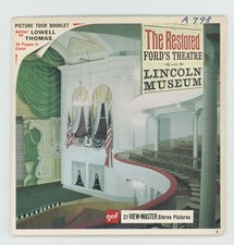 Restored Ford's Theatre and Lincoln Museum View-Master Packet A-798