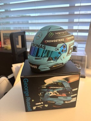 bell 2023 helmets 1:2 Scale Mini Helmet Lando Norris Mclaren Collectible Miniature Car 2023 George Russell Mini Helmet