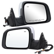 Driver Passenger Side Mirror For 2011-2022 Jeep Grand Cherokee Manual Fold Set Driver Passenger Side Mirror For 2011-2022 Jeep Grand Cherokee Manual Fold Set