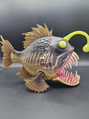 Chap Mei Deep Sea Toy Angler Fish Figure -Toys R Us-  Glows in the Dark, Jointed
