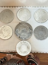 Silver Sea Shell Coaster Set - 4 coasters MCM...