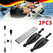 2x Kajak Paddel Alu Ruder Paddel Für Schlauchboot Kombipaddel Doppelpaddel. Satz