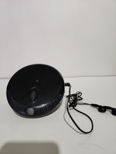 GPX Black Portable CD Player with Stereo Earbuds PCB301B. Works, No Batterys
