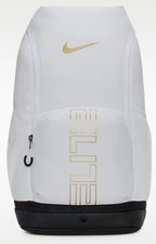 Nike Varsity Elite Backpack 32L White Gold Black HM9965-100
