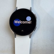 Samsung Galaxy Watch 4 - Silver / White - Smartwatch (Reset & Ready)