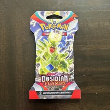 Pokémon Obsidian Flames SINGLE Booster Pack 10 Cards English Tyranitar 2023