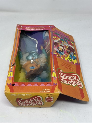 Bambola action figure vintage 1979 Mattel Gorgeous Creatures Cow Belle OTTIMA SCATOLA - Foto 8 di 11