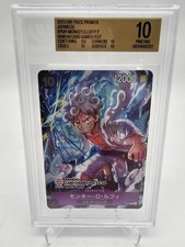 BGS 10 PRISTINE One Piece Monkey D Luffy P-041 LA Bandai Card Festival 2023/24