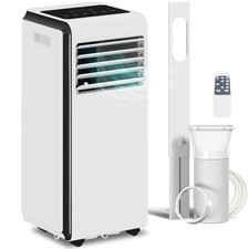 HOMCOM 4-in-1 Portable Air Conditioner 7000 BTU Air Conditioning Unit White